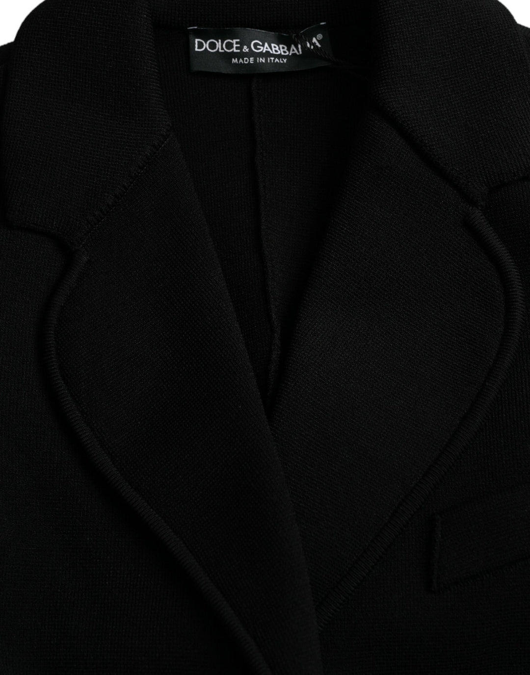 Dolce & Gabbana Elegant Black Designer Blazer for Ladies