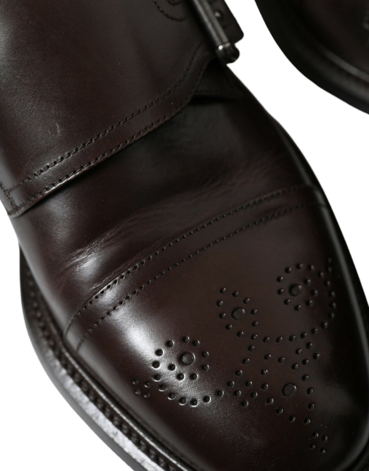 Dolce & Gabbana Elegant Mens Leather Ankle Boots