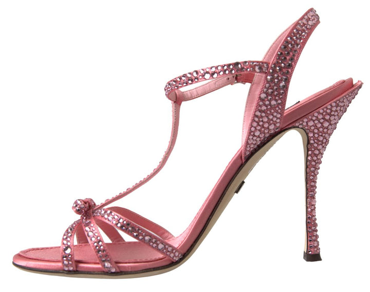 Dolce & Gabbana Elegant Pink Ankle Strap Sandals