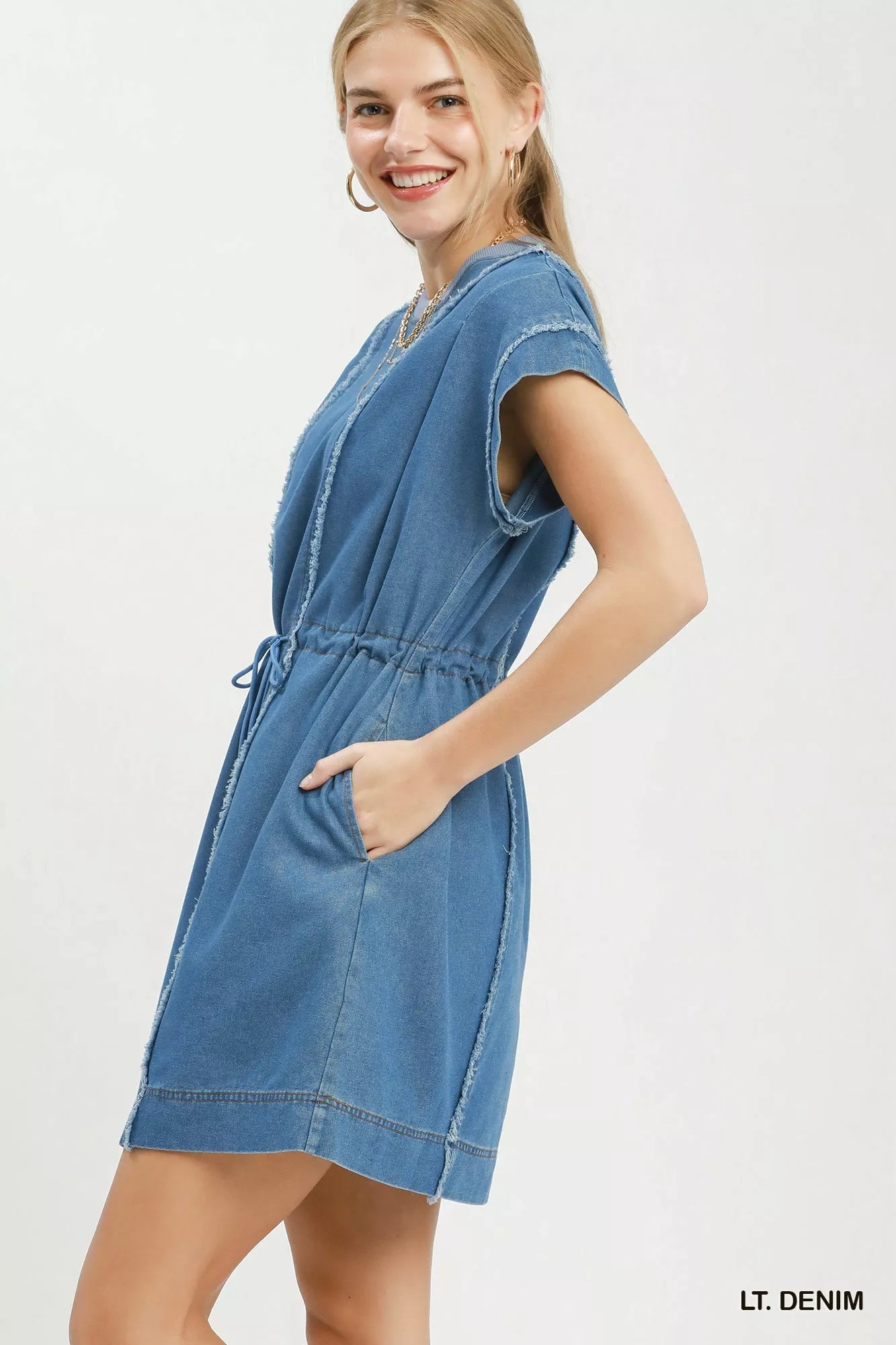 umgee denim dress Helen Maxi Dress Denim by Umgee 2X / Denim