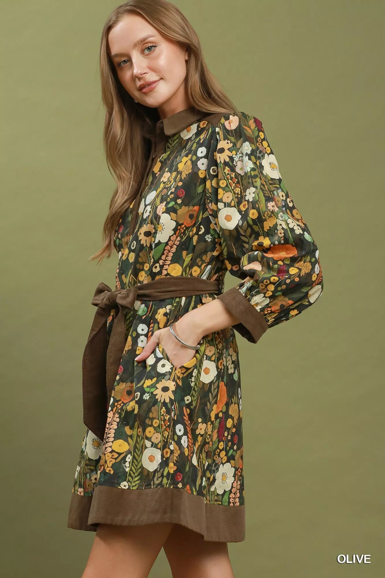 umgee mini dress Floral Print Belted Puff Sleeve – Montret 75% Cotton Primary color:Off white MEDITERRANEAN Maxi Dress With msrpprice:$109.00