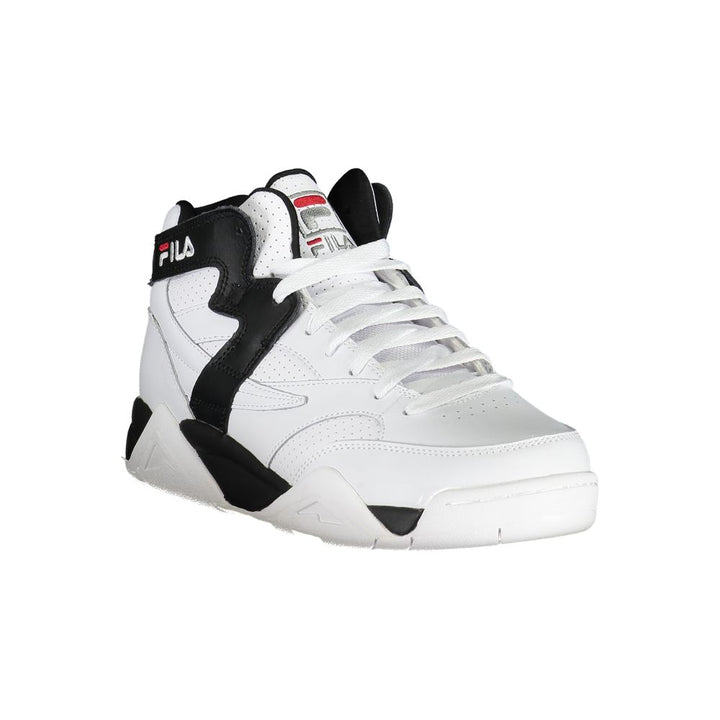 Fila High-Top Athletic Lace-Up Sneakers with Contrast Details