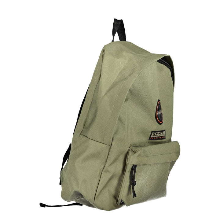 Napapijri Eco-Conscious Green Backpack with Sleek Design