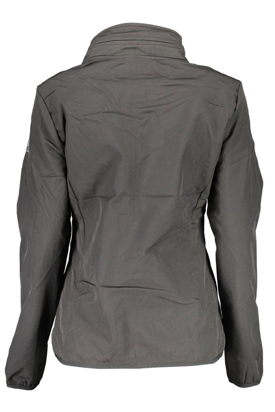 Norway 1963 Sleek Black Sports Jacket with Removable Hood