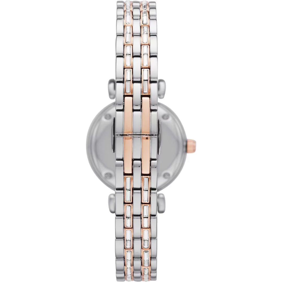 Emporio Armani Elegant Silver Dial Stainless Steel  Watch