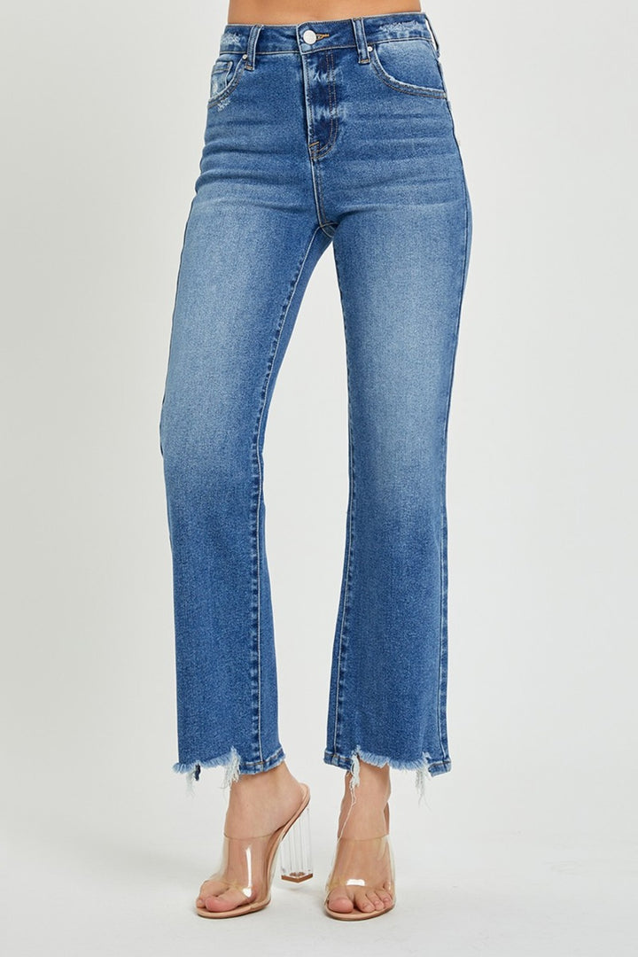 Gerade Jeans mit hoher Taille von RISEN