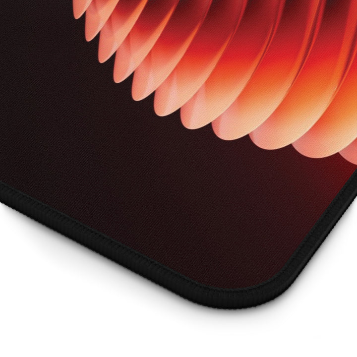 Coils of Lava Black and Red Gaming Desk Mat