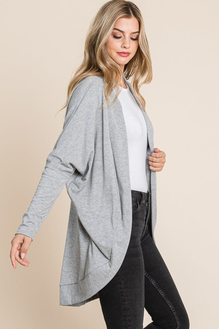 BOMBOM – Vorne offener, langärmliger Cocoon-Cardigan