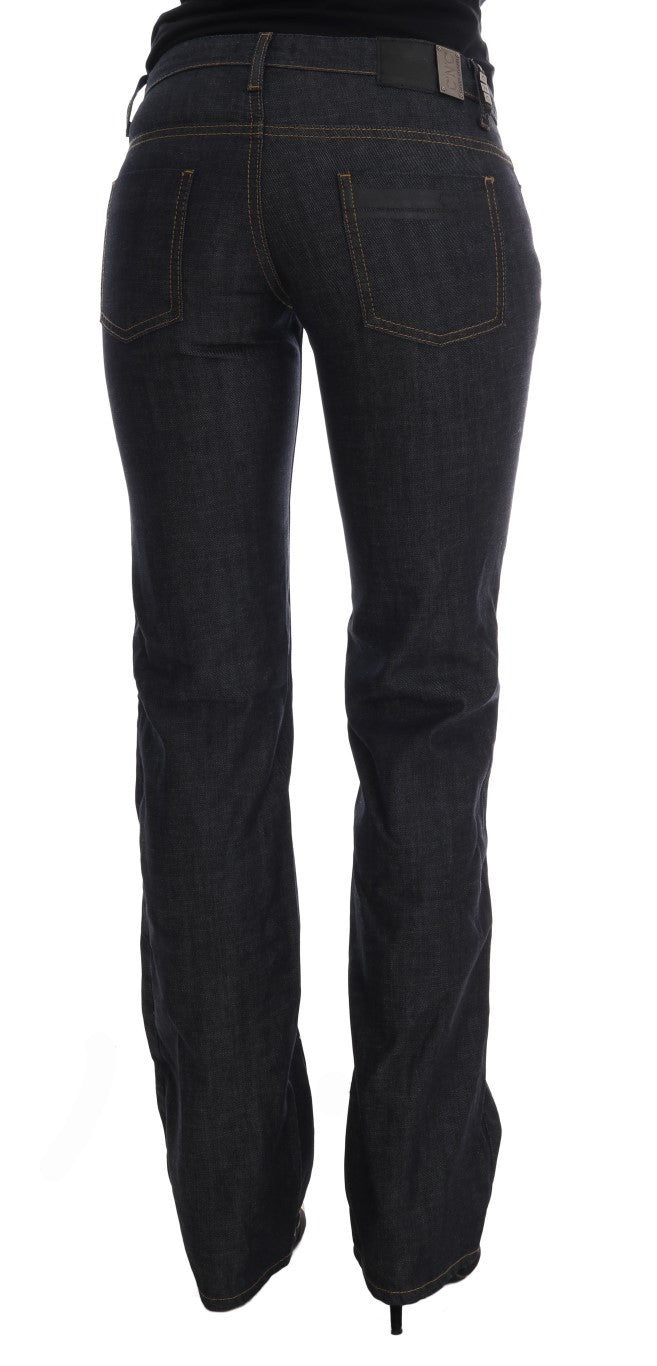 Costume National Chic Dark Blue Straight Fit Jeans