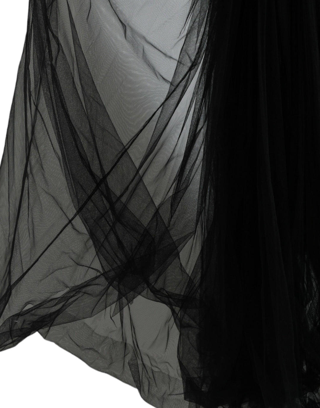Dolce & Gabbana Elegant Black Sequined Evening Dress