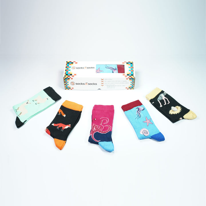 Women's Wild Animals Socks Set