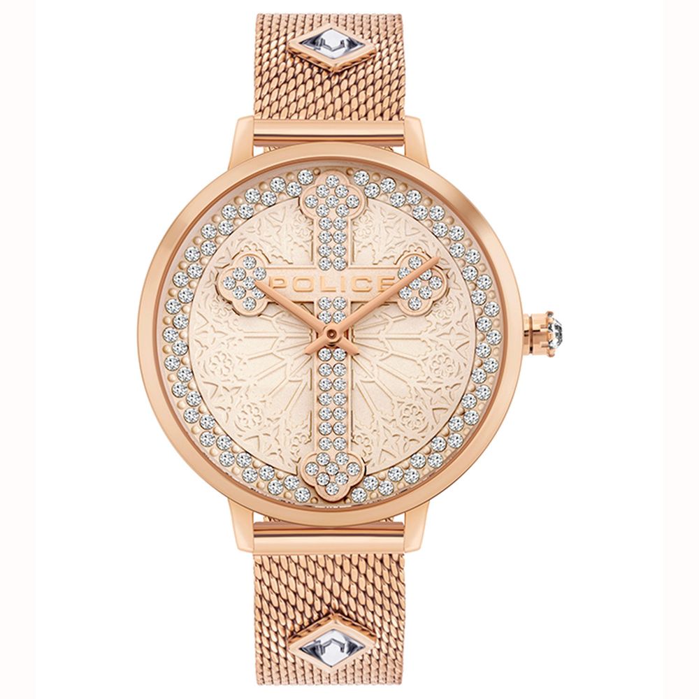 Police Rose Gold Ladies Watch