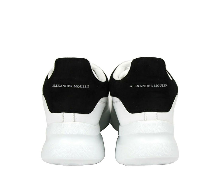 Alexander McQueen Ladies White Leather Suede Sneaker