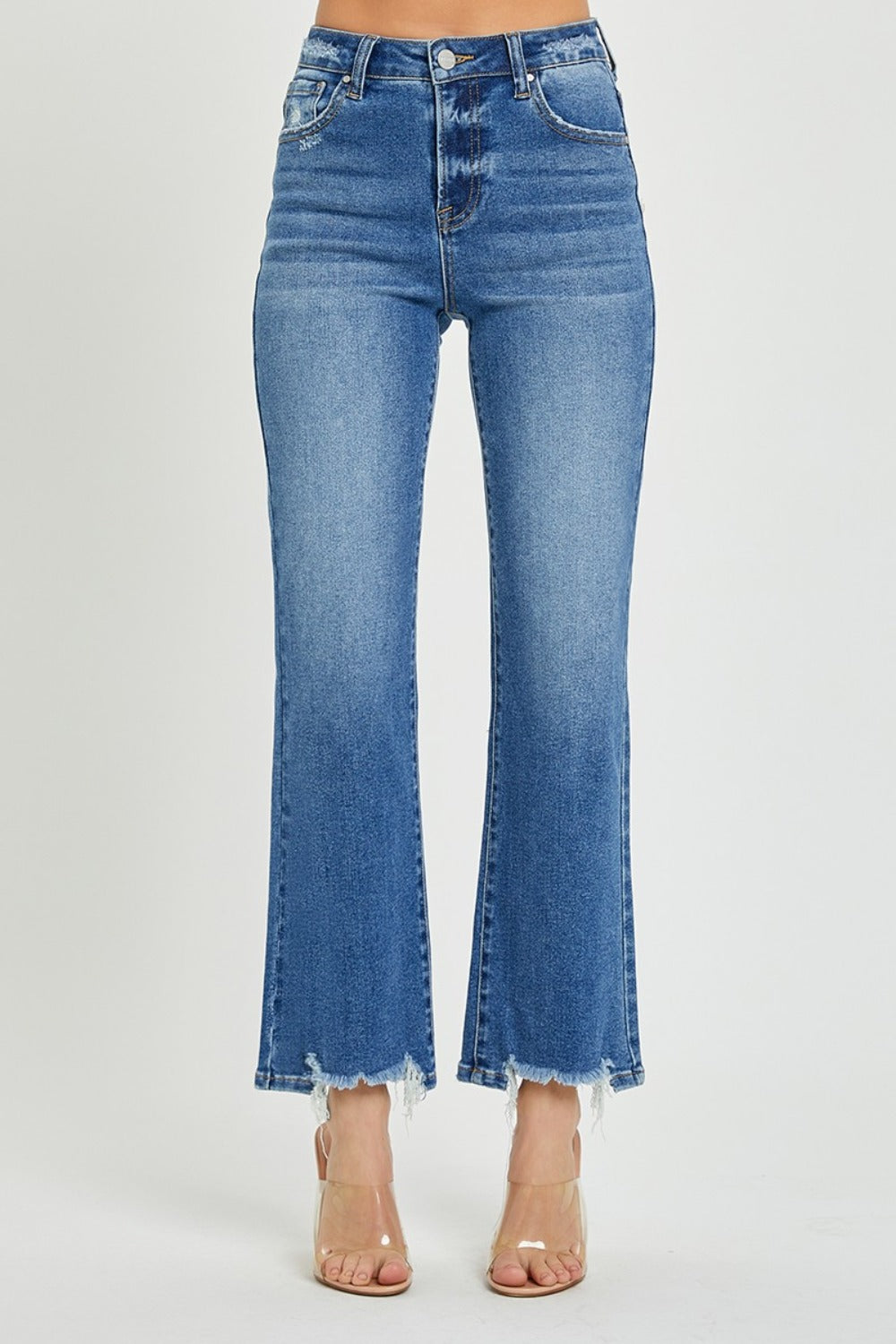 Gerade Jeans mit hoher Taille von RISEN