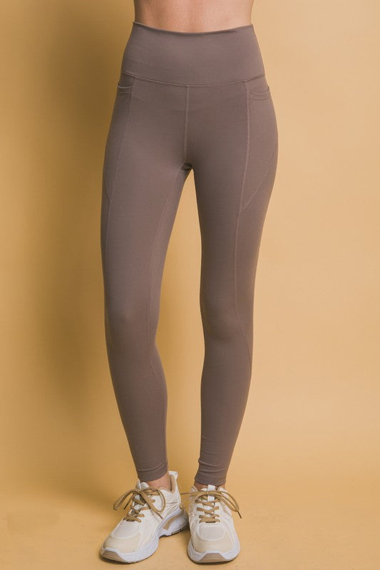 Love Tree High Waist Leggings with Side Pockets