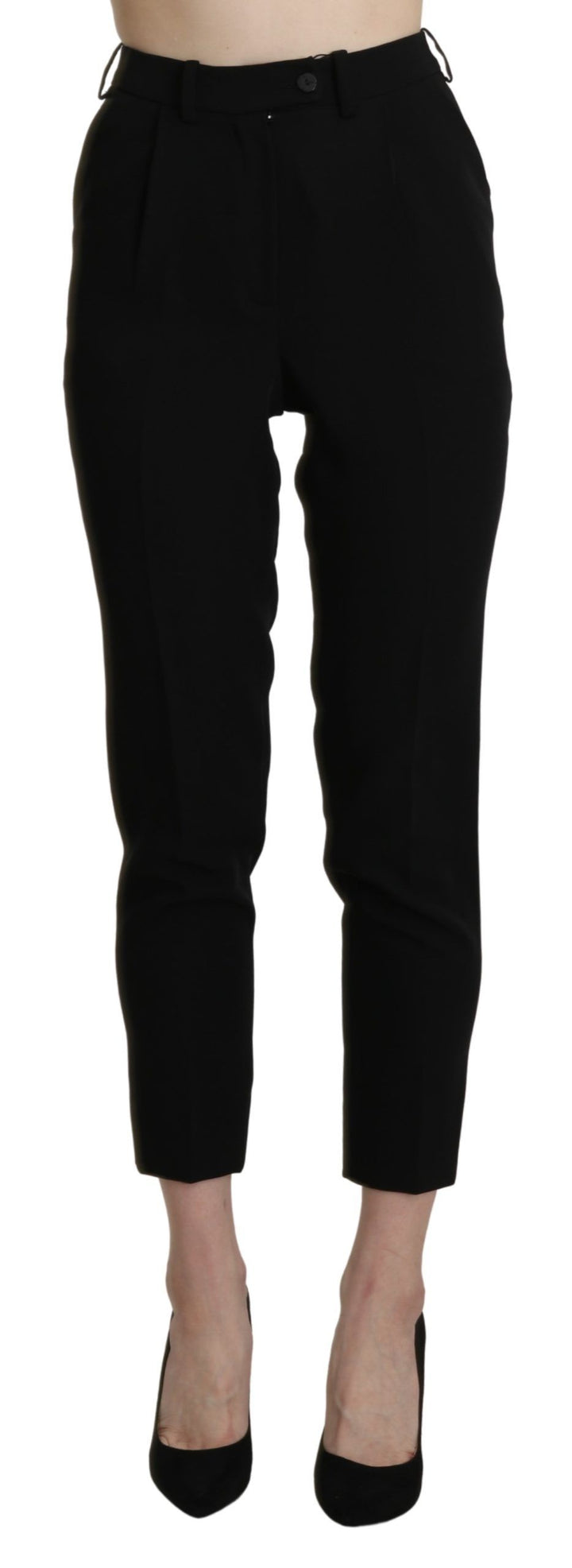 BENCIVENGA Chic High Waist Skinny Cropped Trousers