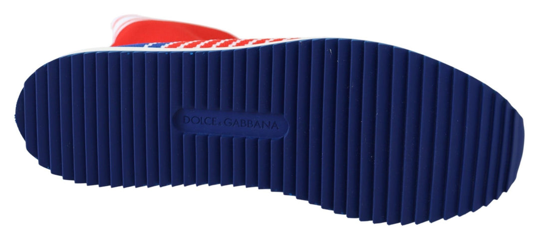 Dolce & Gabbana Chic SORRENTO Casual Socks Sneakers