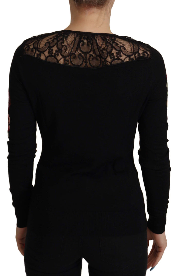 Dolce & Gabbana Embroidered Angel Cardigan Sweater