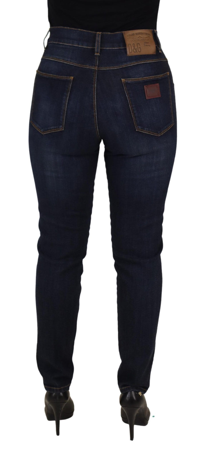Dolce & Gabbana Elevate Your Denim Game with High Waist Skinny Jeans
