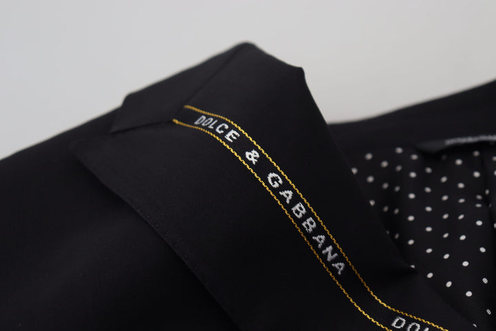 Dolce & Gabbana Sicilian Style Black Single Breasted Blazer