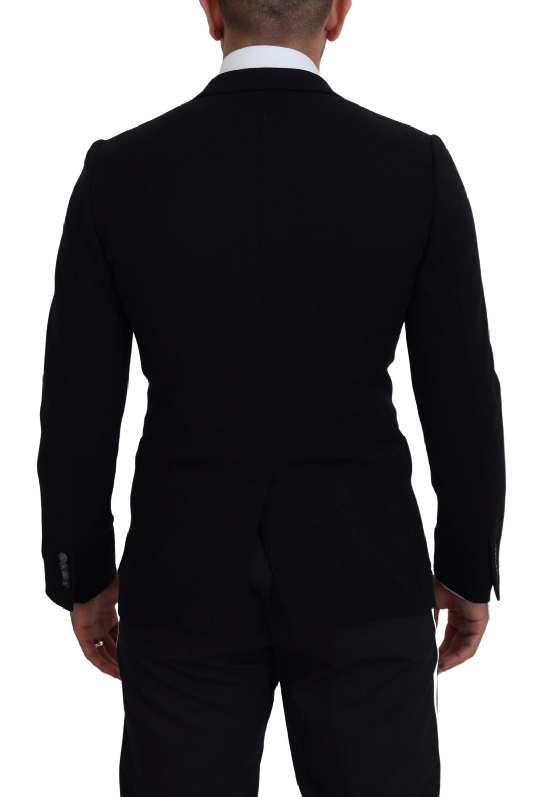 Dolce & Gabbana Elegant Single Breasted Black Wool Blazer