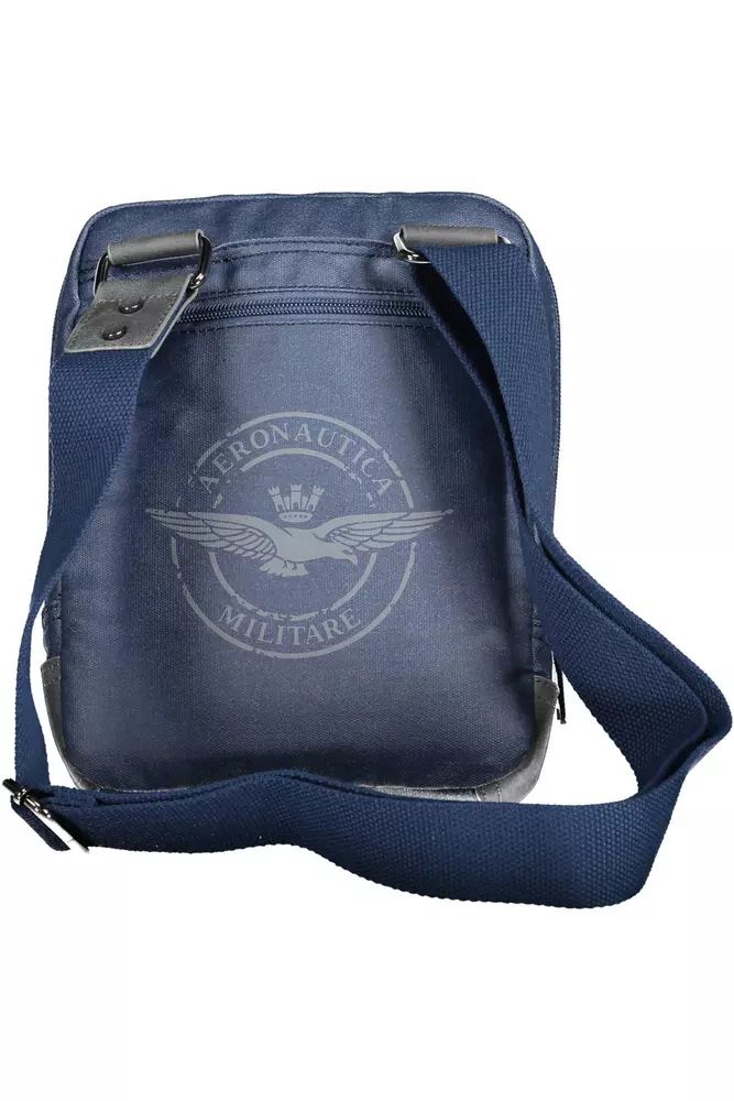 Aeronautica Militare Blue Contrast Detail Shoulder Bag