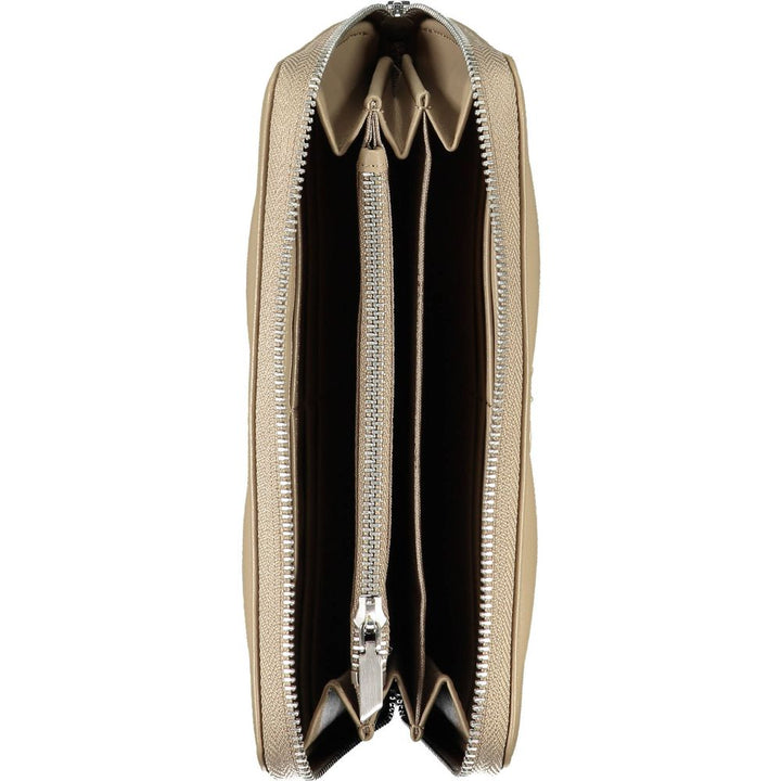 Calvin Klein Elegant Beige Multi-Compartment RFID Wallet