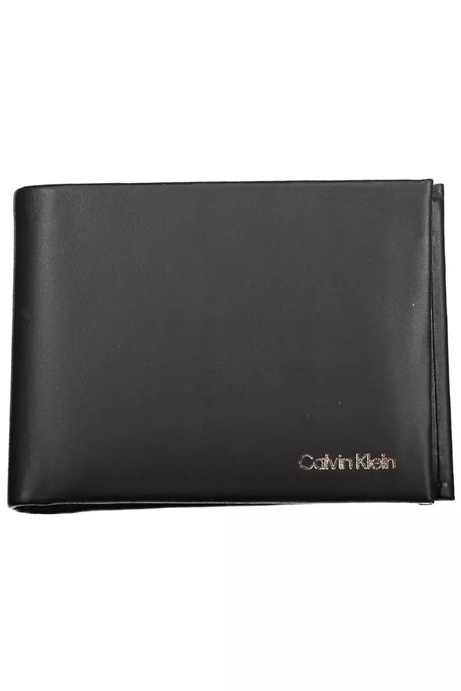 Calvin Klein Elegant Black Leather Wallet with RFID Blocking