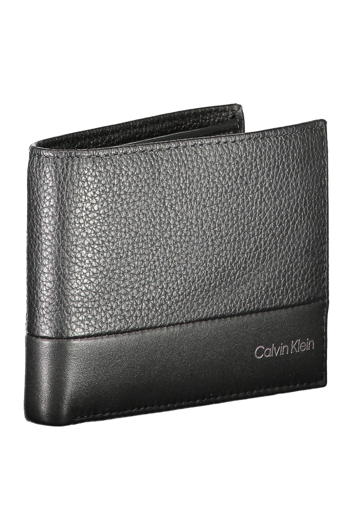 Calvin Klein Sleek Black Leather Wallet with RFID Block