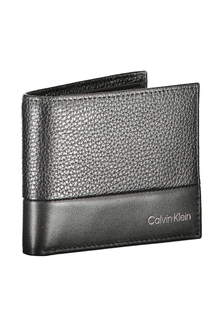 Calvin Klein Sleek Black Leather RFID Wallet