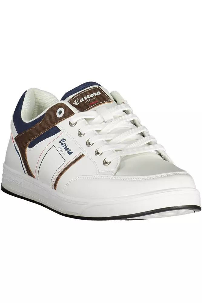 Carrera Sleek White Sneakers with Contrasting Accents