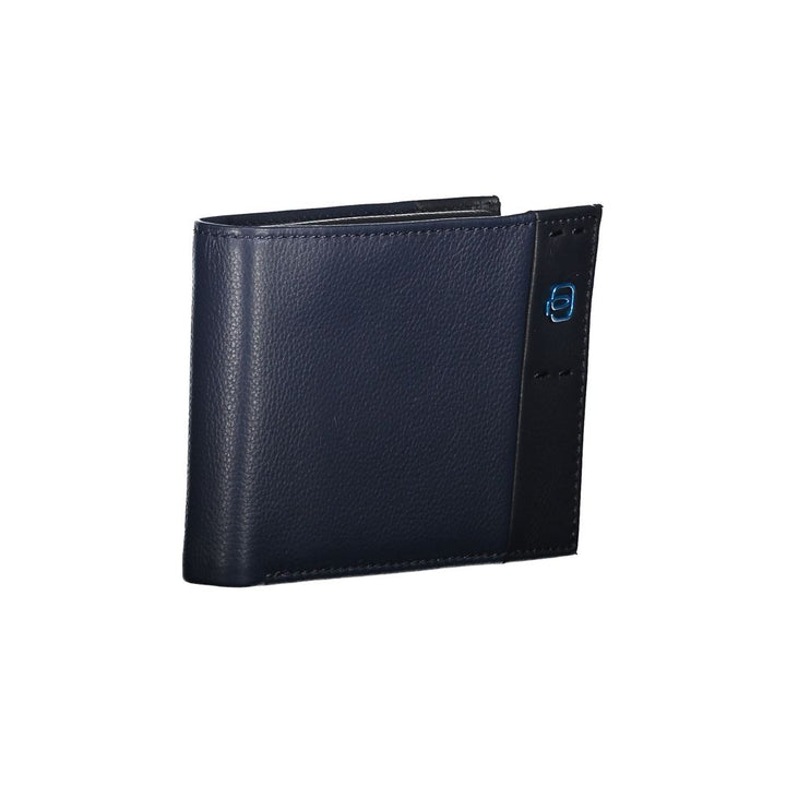 Piquadro Elegant Blue Leather Men's Wallet