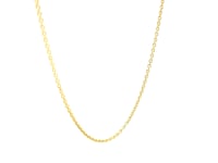 14k Yellow Gold Round Cable Link Chain (1.10 mm)
