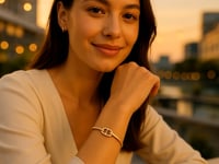 Single Mariner Link Bangle in 14K Yellow Gold (12.00 mm)