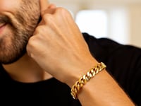 14k Yellow Gold Classic Miami Cuban Bracelet (10.10 mm)