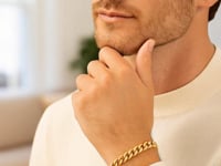 14k Yellow Gold Polished Miami Cuban Chain Bracelet (6.50 mm)