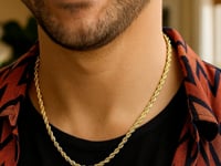 14k Yellow Gold Light Rope Chain (3.7 mm)