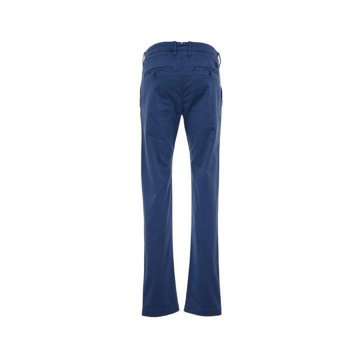 Jacob Cohen Elegant Slim Fit Chino Trousers in Blue