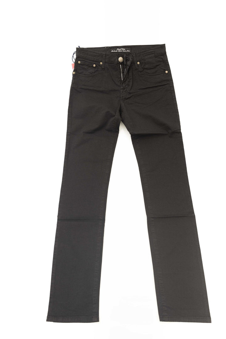 Jacob Cohen Elegant Slim Fit Black Jeans