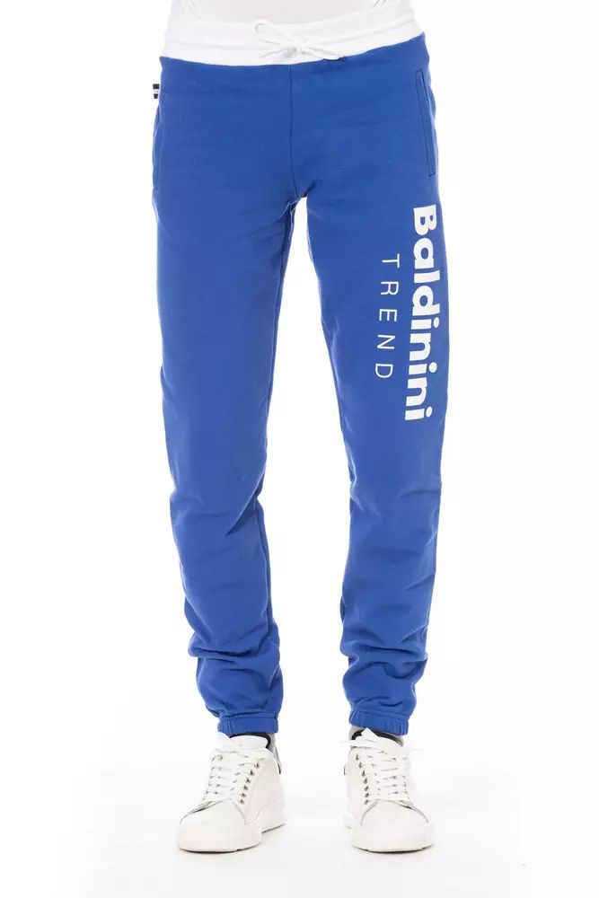 Baldinini Trend Elegant Fleece Sport Pants - Lace-Up & Logo Detail