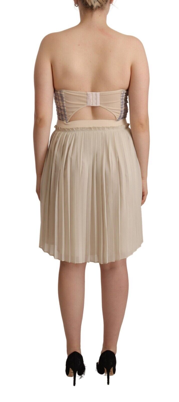 Guess Chic Beige Strapless A-Line Dress