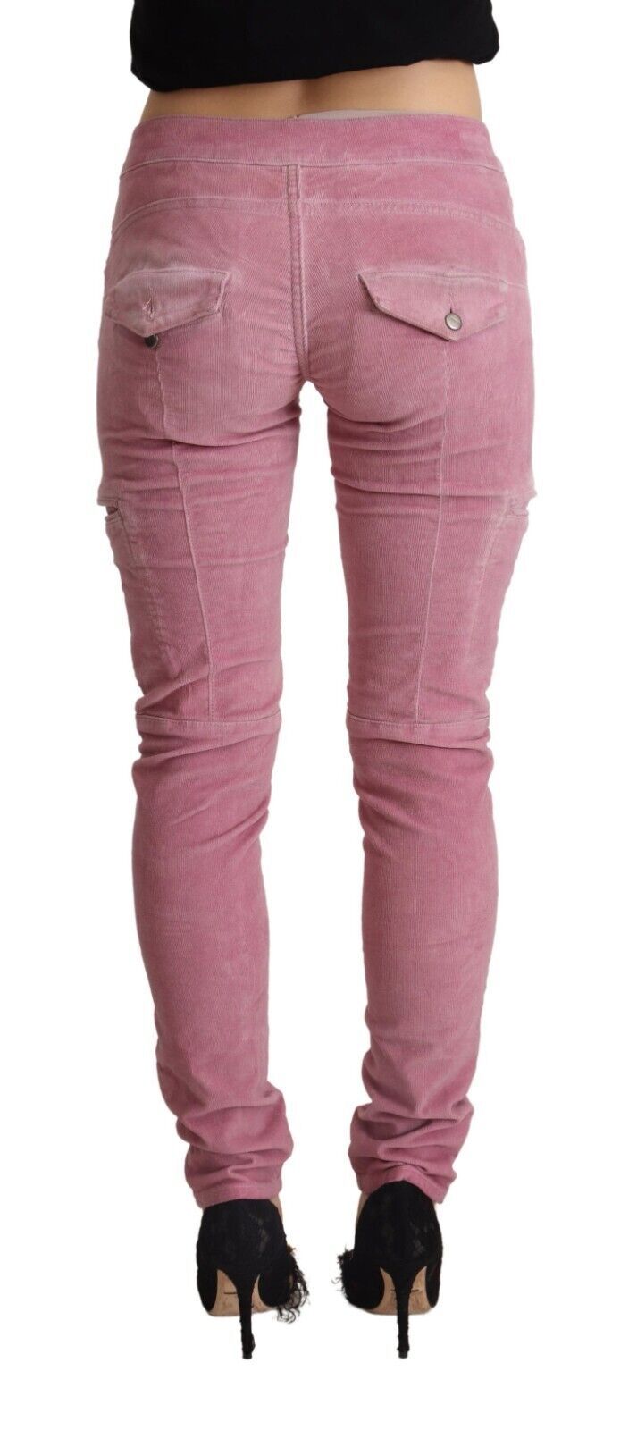 Acht Chic Pink Low Waist Skinny Jeans