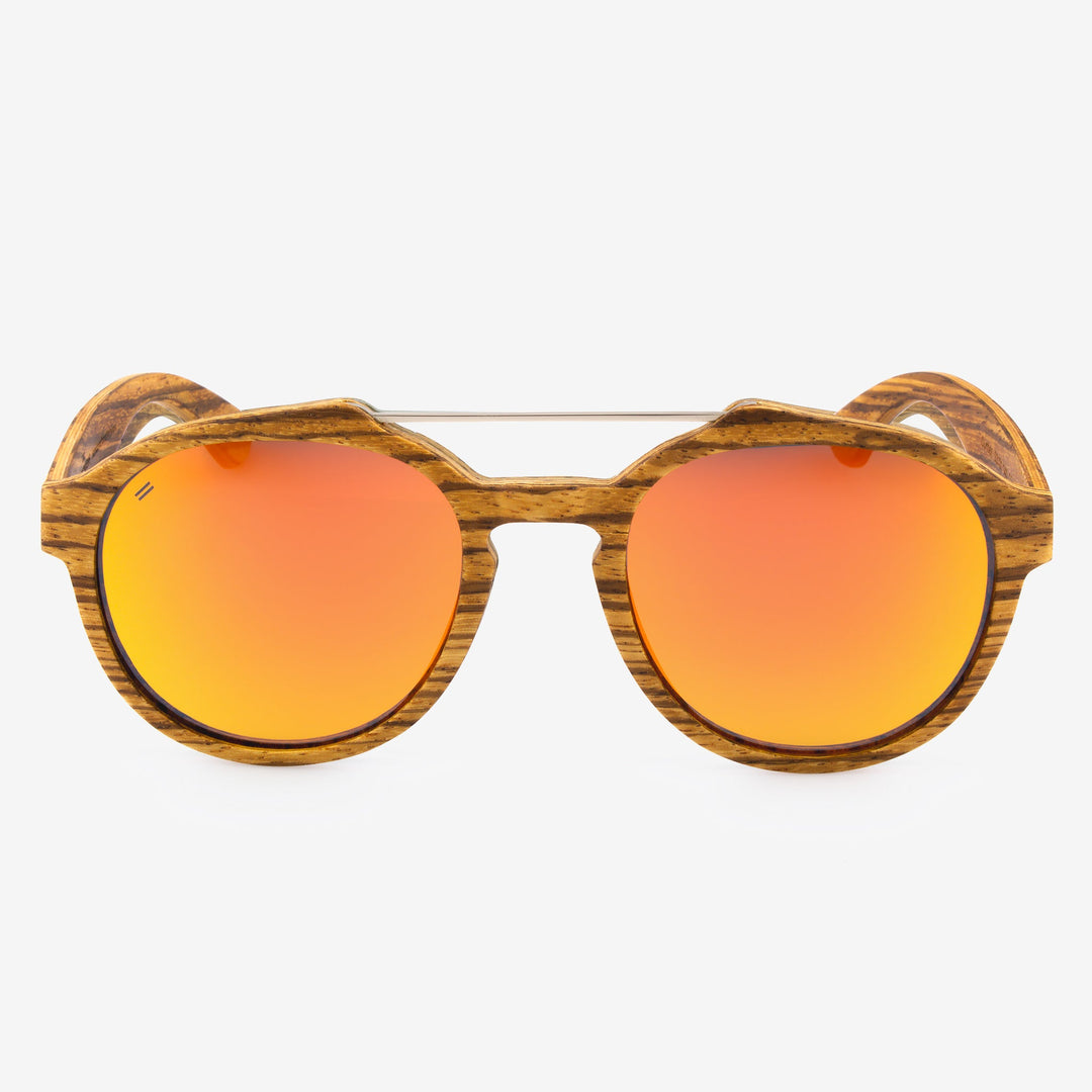 Cortez - Wood & Metal Sunglasses