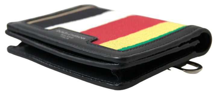 Dolce & Gabbana Multicolor Leather Shoulder Strap Card Holder Wallet