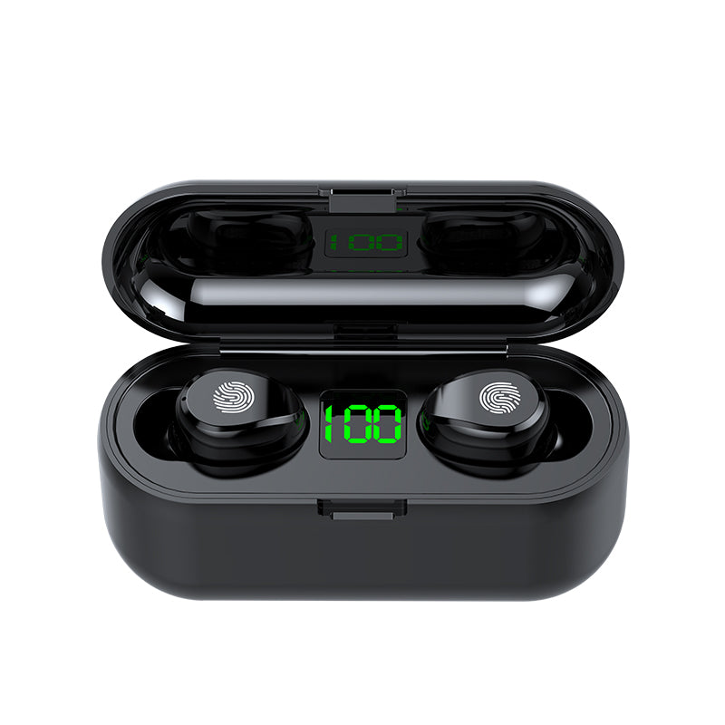 Waterproof Electronic Wireless Ear pods with Battery Display Pod Case