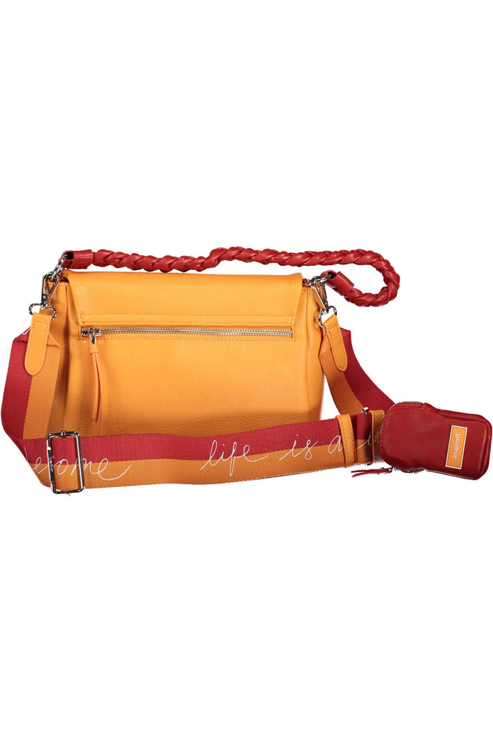 Desigual Orange Polyurethane Shoulder Bag