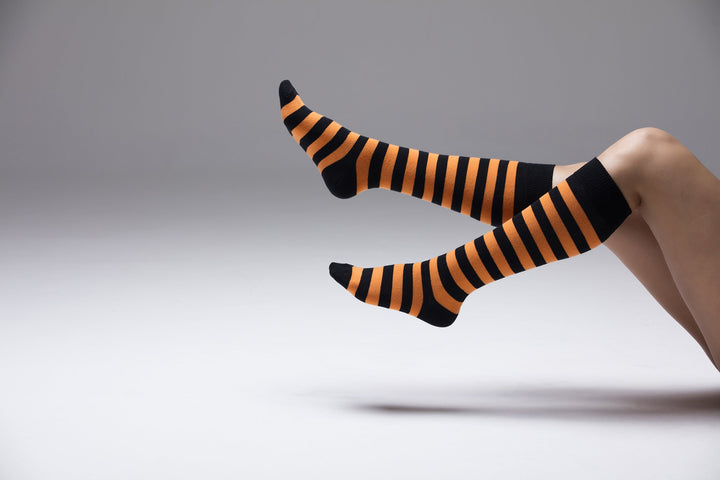 Women's Stylish Stripe Knee High Socks Set (5 Pack)