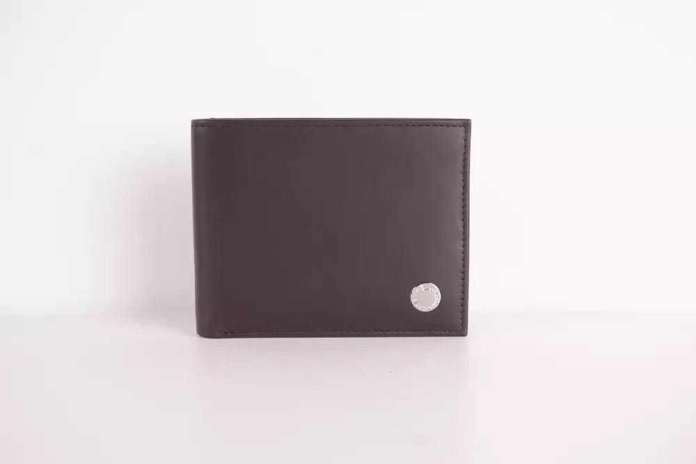Harmont & Blaine RFID Secure Calfskin Leather Wallet - Elegant Brown