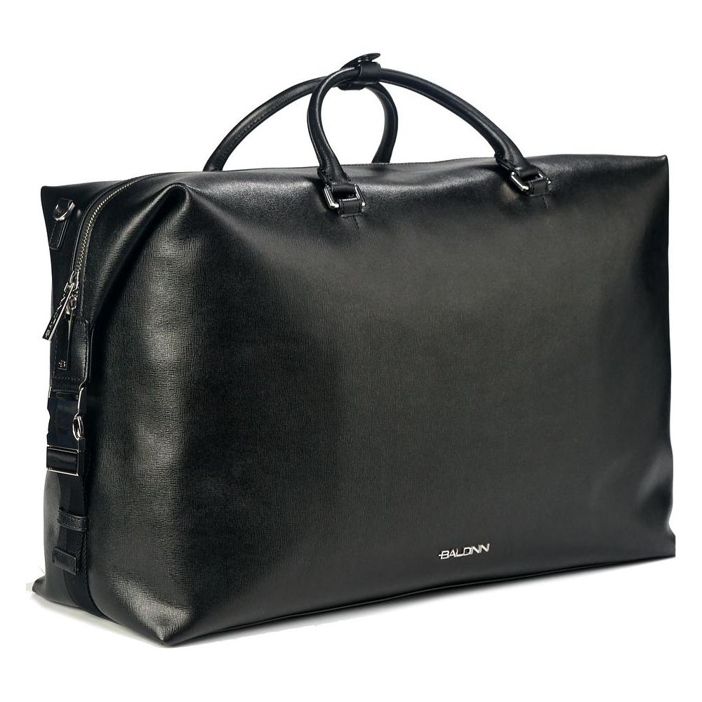 Baldinini Trend Chic Saffiano Calfskin Travel Bag
