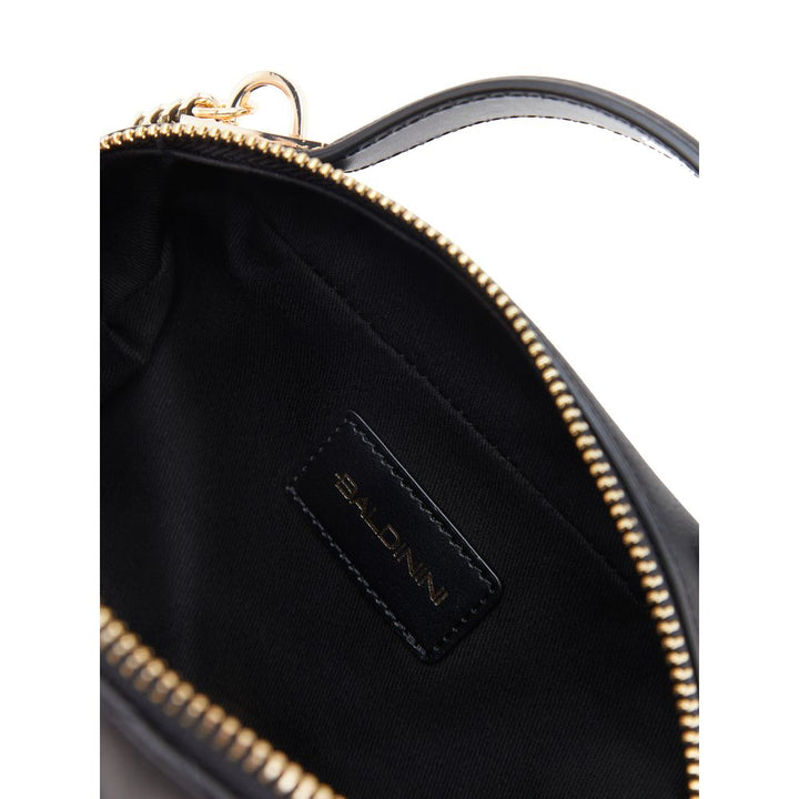 Baldinini Trend Chic Quilted Calfskin Camera Handbag